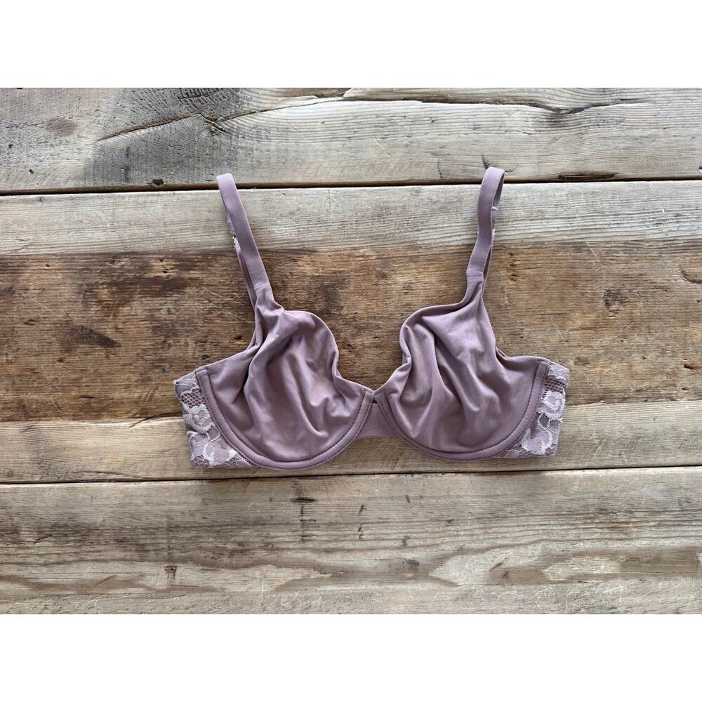 SOMA French Mauve 32D Embraceable Signature Unlined Full Coverage Underwire Bra